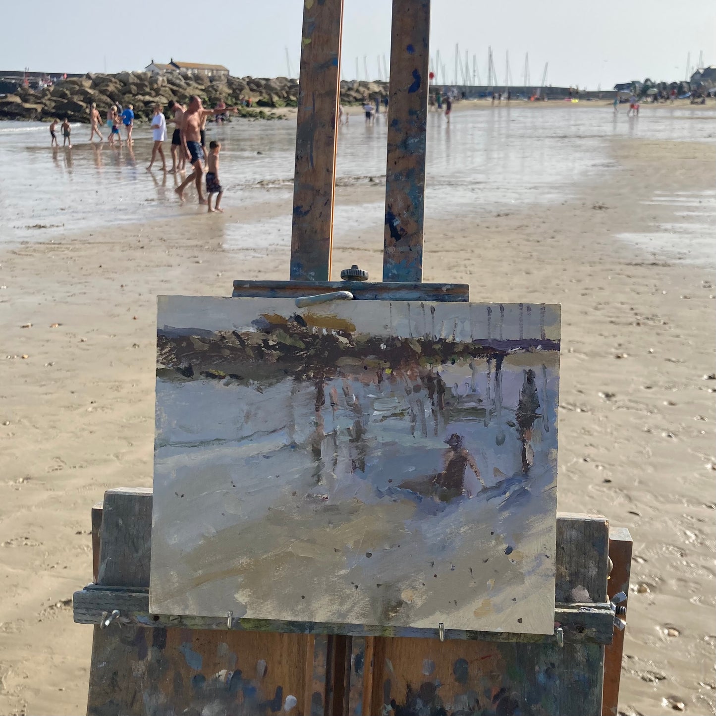 Beach day, Lyme Regis